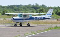 G-BSSB @ EGFH - Visiting 150L operated by FlyWales . - by Roger Winser