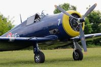 F-AZHD @ LFFQ - North American NA-68, Static display, La Ferté-Alais (LFFQ) Air show 2015 - by Yves-Q