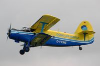 D-FKME @ LFFQ - First flight with Antonov An-2, La Ferté-Alais airfield (LFFQ) Air show 2015 - by Yves-Q