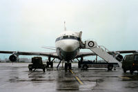 A20-624 @ YSRI - RAAF B707-338C(KC) AAR Tanker A20-624 Cn 19624, operated by 33 Squadron, on a wet and foggy Richmond (home base) apron on 01Sep1992 before departure to Stansted UK - for the 1992 Farnborough Airshow. - by Walnaus47