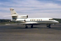 F-BINR @ YSCB - Low Res Stbd view of Falcon 50 F-BINR Cn 2 taken at Canberra Airport YSCB on 12Feb1980. F-BINR was then owned by Dassault and the type was being promoted as a replacement for Mystere 20C aircraft being operated by RAAF 34 Sqn. - by Walnaus47