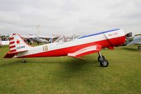 G-BTZB @ LFFQ - Yakovlev Yak-50, Static display, La Ferté-Alais (LFFQ) air show 2015 - by Yves-Q