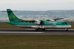 EI-FAS @ EGGD - Departing RWY 09 - by DominicHall