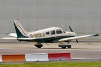 G-BOKA @ EGSH - Nice arrival. - by keithnewsome