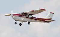 G-CBME @ EGFH - Visiting Skyhawk departing Runway 22. - by Roger Winser