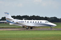 D-CSUN @ EGSH - Just landed at Norwich. - by Graham Reeve
