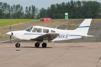 G-NIKE @ EGSH - Arriving at Norwich. - by keithnewsome