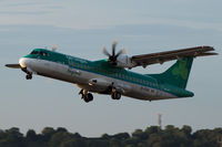 EI-FAX @ EGGD - Departing RWY 27 - by Dominic Hall