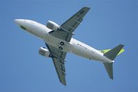 YL-BBL @ LFPG - Boeing 737-33L, Take off rwy 27L, Roissy Charles De Gaulle airport (LFPG-CDG) - by Yves-Q