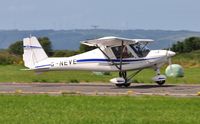 G-NEVE @ EGFP - Visiting C.42 departing Runway 04. - by Roger Winser