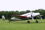 F-AZLL @ LFFQ - Lockheed 12A Electra Junior at the Meeting Aerien 2019, La-Ferte-Alais - by Ingo Warnecke