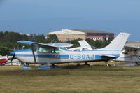 G-BGAJ @ EGJJ - G-BGAJ Cessna F182Q Skylane - by Robbo s