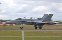 HN-406 @ EGVA - Hornet taking off for solo display at RIAT 2019 Fairford - by Chris Holtby