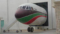 5X-UVJ - 5X-UVJ nose at Al Mahatta Museum (Sharjah, UAE), Gulf Air colours. - by Dénys KARAKAYA