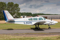 G-BGON @ EGBR - Grumman GA-7 Cougar G-BGON, Breighton 21/7/19 - by Grahame Wills