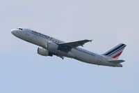 F-GKXJ @ LFPG - Airbus A320-214, Take-off Rwy 08L, Roissy Charles De Gaulle Airport (LFPG-CDG) - by Yves-Q