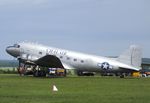 F-AZOX @ LFFQ - Douglas DC-3C at the Meeting Aerien 2019, La-Ferte-Alais