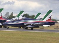MM54518 @ EGVA - About to take off for Frecce Tricolori team display at RIAT 2019 RAF Fairford - by Chris Holtby