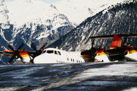 OE-LLS @ LFLJ - Approaching the apron ridge, ready to depart. Image taken by Mr. Wieser, ATCO from Innsbruck.