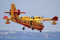 F-ZBMF @ LFML - Canadair CL-415, On final rwy 32R, Marseille-Provence Airport (LFML-MRS) - by Yves-Q