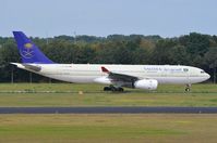 TC-OCN @ EHEH - Saudi A332 taxying for departure to JED. - by FerryPNL