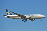 9V-SRQ @ YPPH - Boeing 777-212 (ER) Singapore Airlines 9V-SRQ final runway 21 YPPH 280417. - by kurtfinger