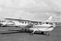 PH-KAD @ EHRD - Reims-Cessna F172N Skyhawk II of KLM Aeroclub at Zestienhoven airport, Rotterdam, the Netherlands, 1980 - by Van Propeller