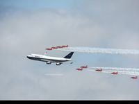 G-BYGC @ EGVA - In formation with The Red Arrows