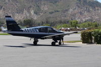 N4866W @ SZP - 1978 Rockwell International 114 COMMANDER, Lycoming IO-540-T4AD 260 Hp. at SZP Fuel Dock - by Doug Robertson