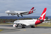 VH-EBQ @ YPPH - Airbus A330-202. Qantas VH-EBQ arr from Melbourne Rwy 03 YPPH 160819. - by kurtfinger