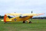 D-EFTB @ EBDT - Piper L-18C Super Cub (PA-18-95) at the 2019 Fly-in at Diest/Schaffen airfield - by Ingo Warnecke