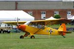 D-EFTB @ EBDT - Piper L-18C Super Cub (PA-18-95) at the 2019 Fly-in at Diest/Schaffen airfield - by Ingo Warnecke