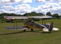 G-AOGR @ EGTH - 1942 Tiger Moth on show at the 'Gathering of Moths' Day 2019 at Old Warden - by Chris Holtby