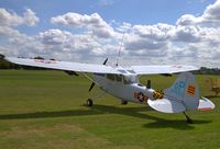 G-PDOG @ EGTH - 1957 Cessna L-19E ' Bird Dog' at Old Warden 2019 - by Chris Holtby