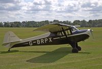 G-BRPX @ EGTH - 1945 Taylorcraft Twosome at the Gathering of Moths Day 2019 at Old Warden - by Chris Holtby