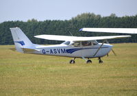 G-ASVM @ EGLM - Reims F172E Skyhawk at White Waltham. - by moxy