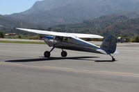 N77239 @ SZP - 1946 Cessna 120, Continental C85 85 Hp, taxi to Rwy 22 - by Doug Robertson