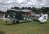 G-AAHI @ EGTH - 1929 Gipsy Moth on display at the Gathering of Moths Day 2019 at Old Warden - by Chris Holtby