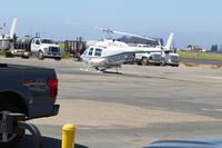 N39049 @ OXR - 1980 BELL 206B JetRanger, 1 Allison 250-C20 TurboShaft, 420 SHP for takeoff, 370 SHP continuous, Restricted Class, at ASPEN Helicopters ramp - by Doug Robertson