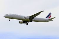 F-GTAX @ LFBD - Airbus A321-212, Short approach rwy 23, Bordeaux Mérignac airport (LFBD-BOD) - by Yves-Q