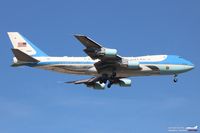 92-9000 @ LFBD - Air Force One on final approach Runway 05 at Bordeaux.
(Special visit for G7 summit in Biarrtitz) - by Arthur CHI YEN