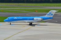 PH-KZS @ EDDL - Fokker 70 F28-0070 - WA KLC KLM Cityhopper - 11540 - PH-KZS - 28.07.2017 - DUS - by Ralf Winter