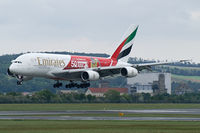A6-EEV @ LOWW - Emirates Airbus A380 - by Thomas Ramgraber