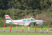 N447NA @ EGSX - Ex-G-BTHW parked at North Weald - by Chris Holtby