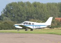G-PJCC @ EGSG - At Stapleford Tawney taxiing to take off - by Chris Holtby