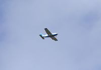 G-BSVM @ EGKB - In her new blue Falcon Flying Services livery over Biggin Hill - by Chris Holtby