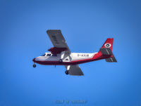 G-AXUB - '69 Britten-Norman BN-2A Islander with Headcorn Parachute Club roundel photographed over Blackheath, London. - by Yellow 14 Photography