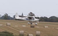 G-CEGL @ EGTH - Aerosport Ikarus landing at Old Warden - by Chris Holtby