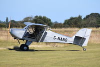 G-NANO - Just landed at, Bury St Edmunds, Rougham Airfield, UK. - by Graham Reeve