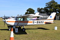 G-BNMF - Parked at, Bury St Edmunds, Rougham Airfield, UK.